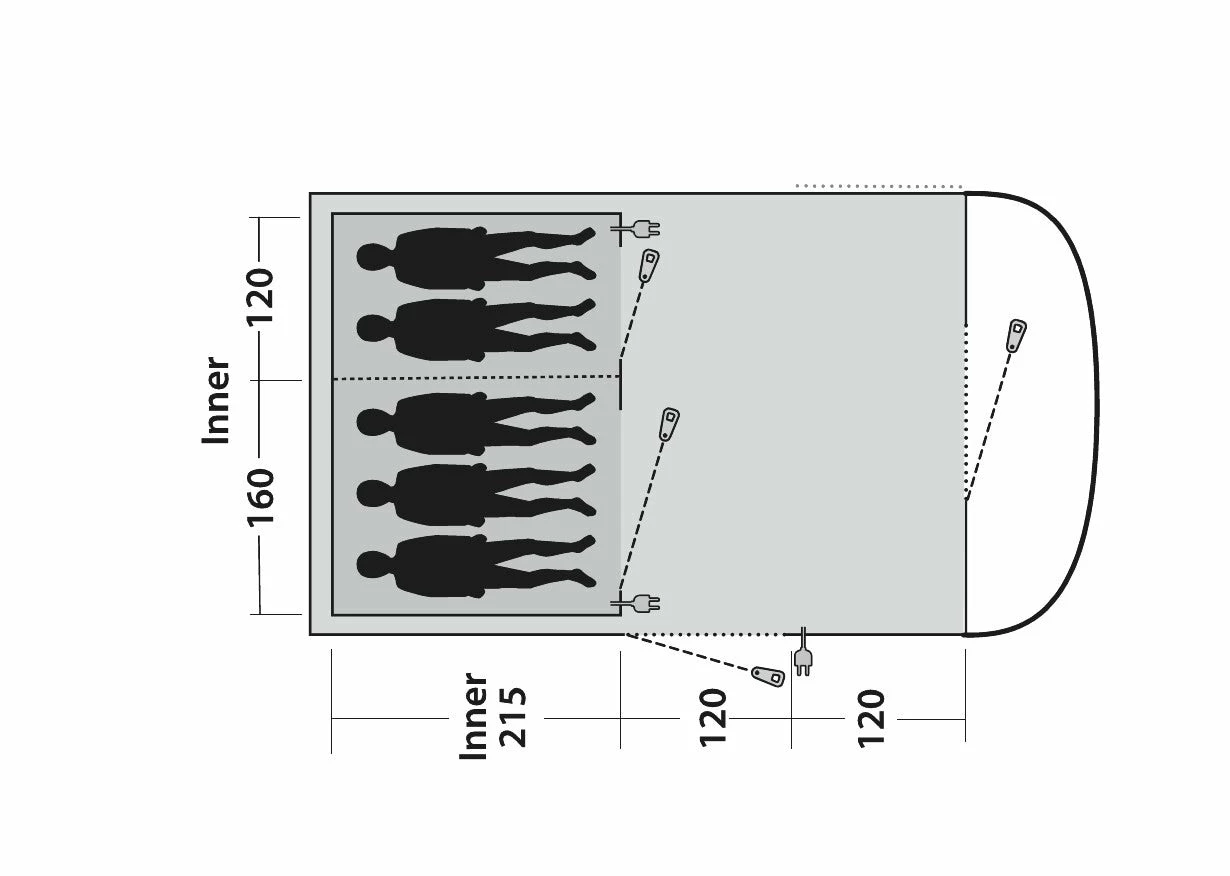 Outwell Lawndale 500 Tent - Image 2