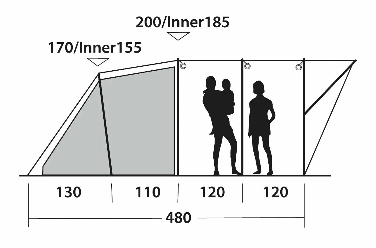 Outwell Lawndale 500 Tent - Image 3