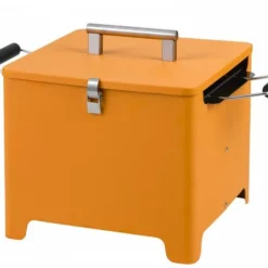 Tepro Chill And Grill Charcoal Grill Cube Orange