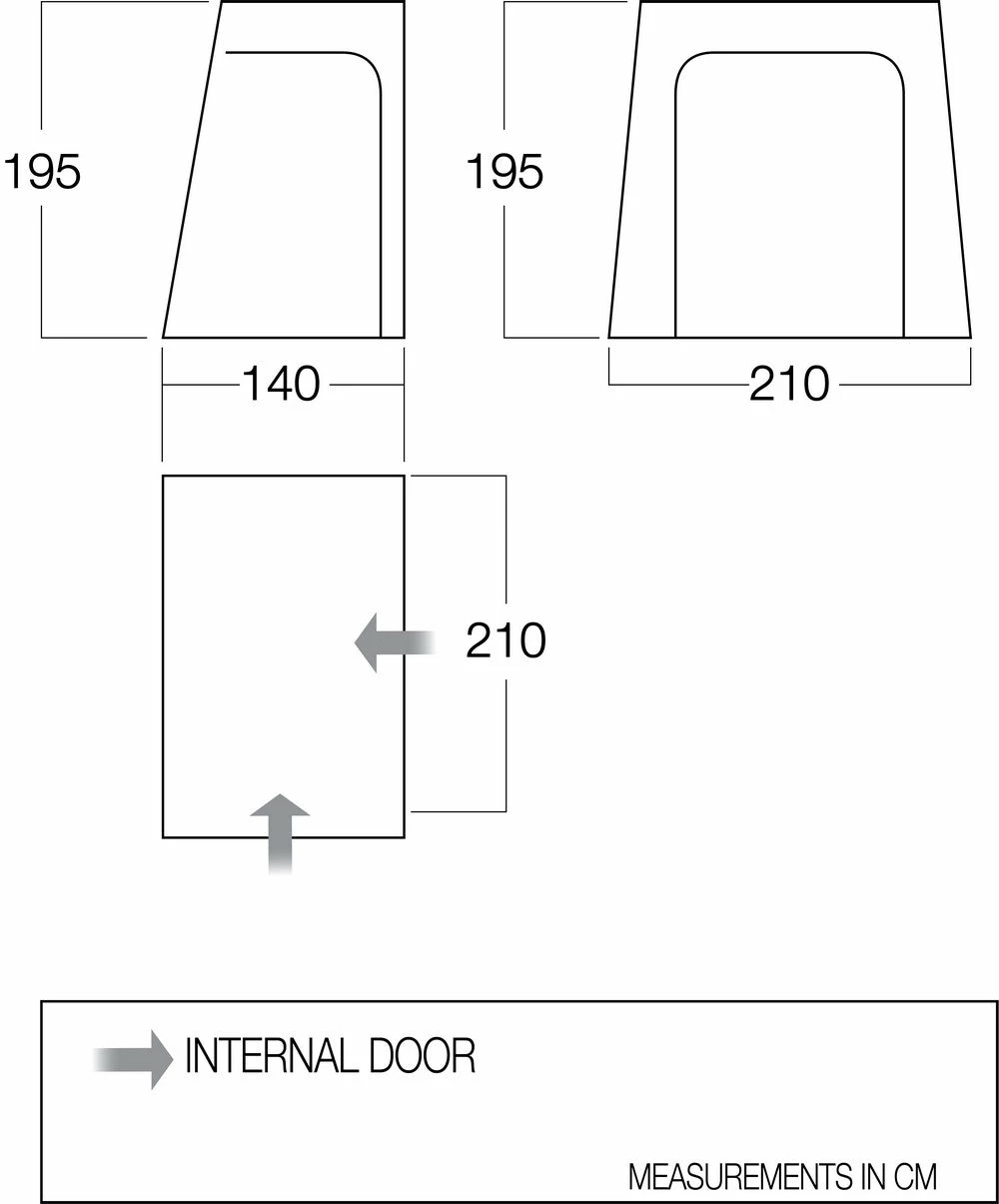 Vango Drive Away Awning Inner Bedroom - BR001 - Image 2