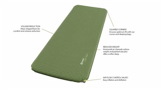 Outwell Dreamcatcher 10cm Single Self Inflating Mat - Image 2