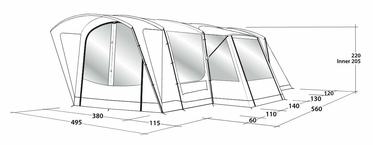 Outwell Montana 6PE Tent 2022 - Image 3