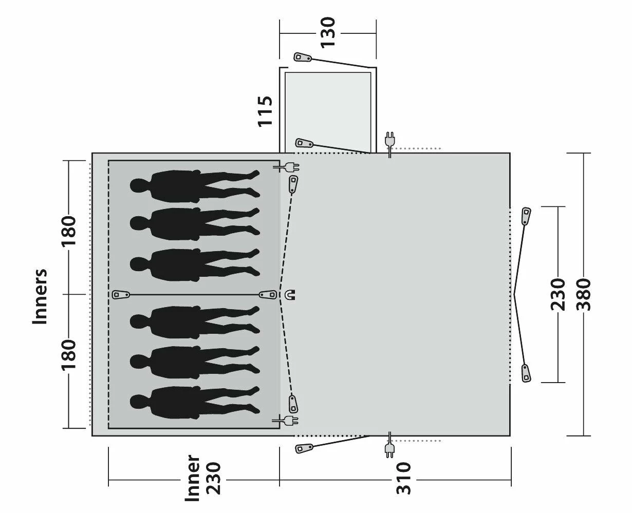 Outwell Montana 6PE Tent 2022 - Image 5