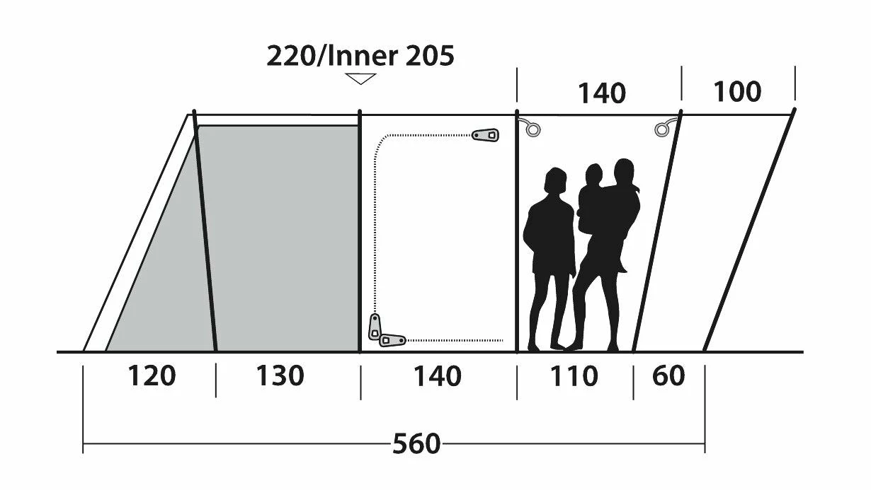 Outwell Montana 6PE Tent 2022 - Image 4