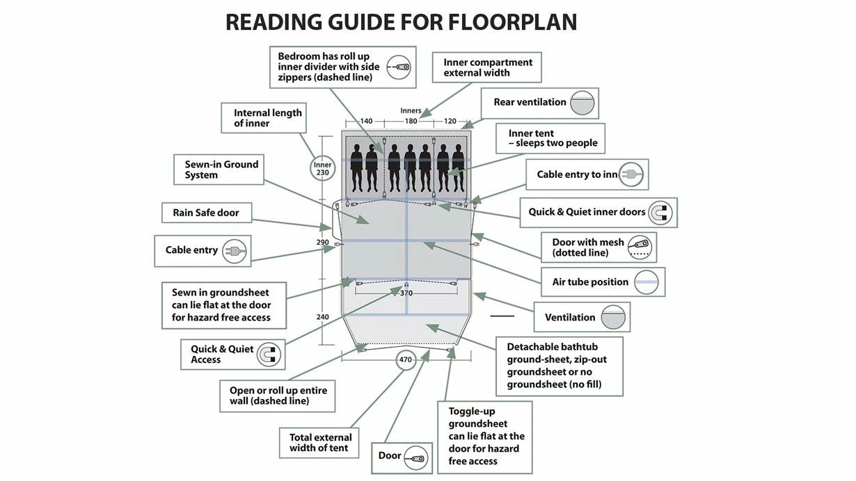 Outwell Lawndale 600 Tent - Image 5