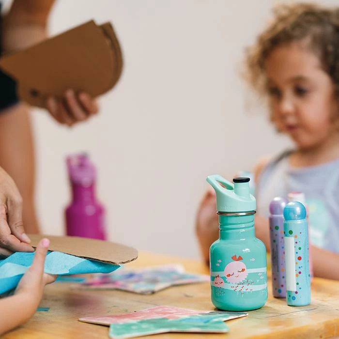 Klean Kanteen Kid Classic Sport Bottle 355ml - Grape Jelly - Image 6