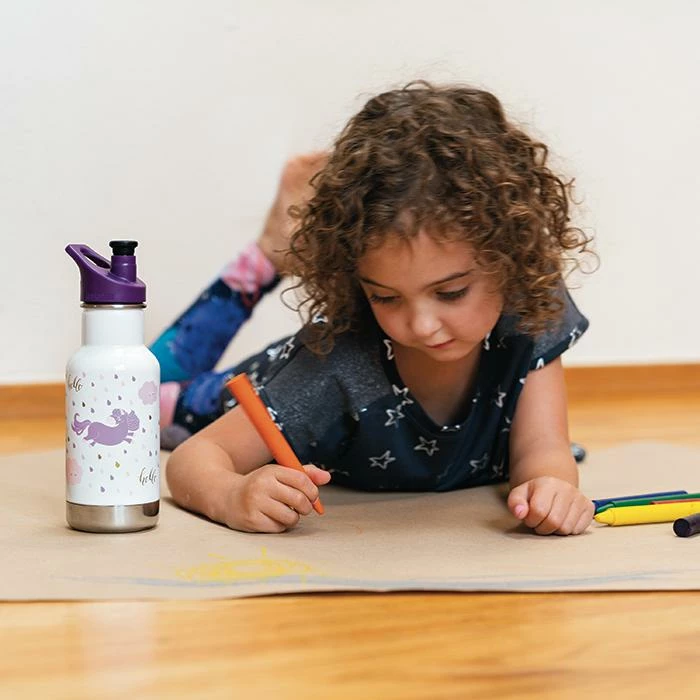 Klean Kanteen Insulated Kid Classic (355ml) - Brushed Stainless - Image 2