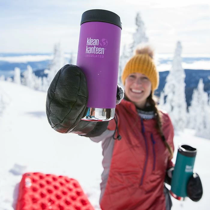 Klean Kanteen Insulated TK Wide With Café Cap 355ml - Berry - Image 2