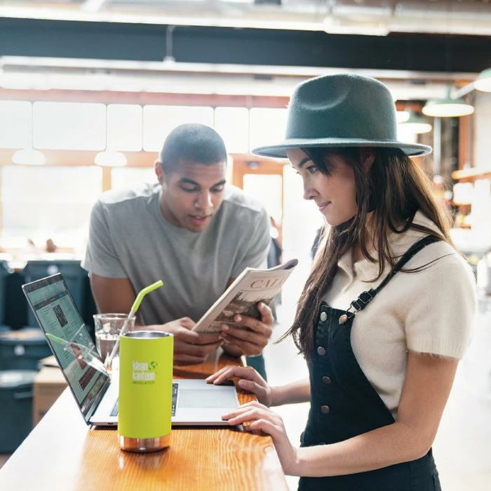 Klean Kanteen Insulated TK Wide With Café Cap 355ml - Berry - Image 5