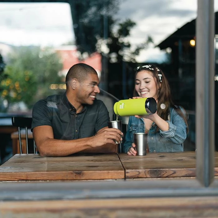 Klean Kanteen Insulated TK Wide With Café Cap 473ml - Black - Image 2