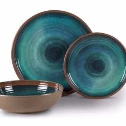 Kampa Java 12 Piece Melamine Dinner Set