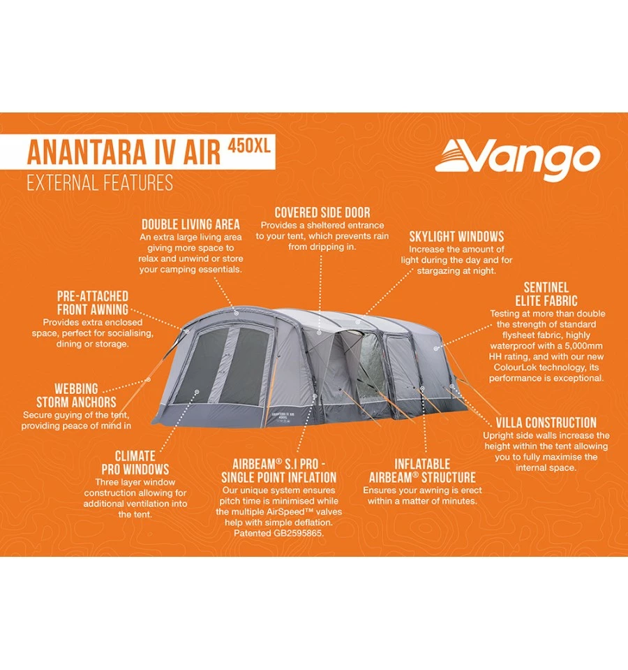 Vango Anantara IV Air 450XL Tent - Image 4