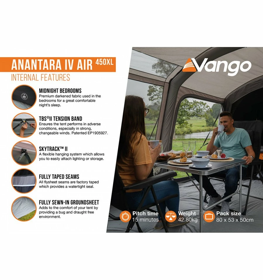 Vango Anantara IV Air 450XL Tent - Image 3