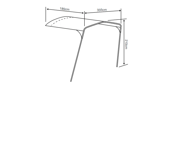 Outdoor Revolution Camp Star 700 Sun Canopy - Image 4