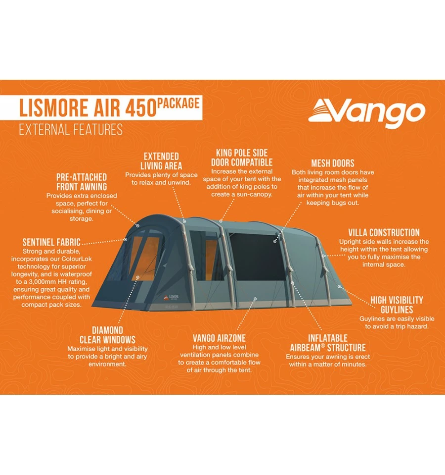 Vango Lismore Air 450 Tent Package - Image 4