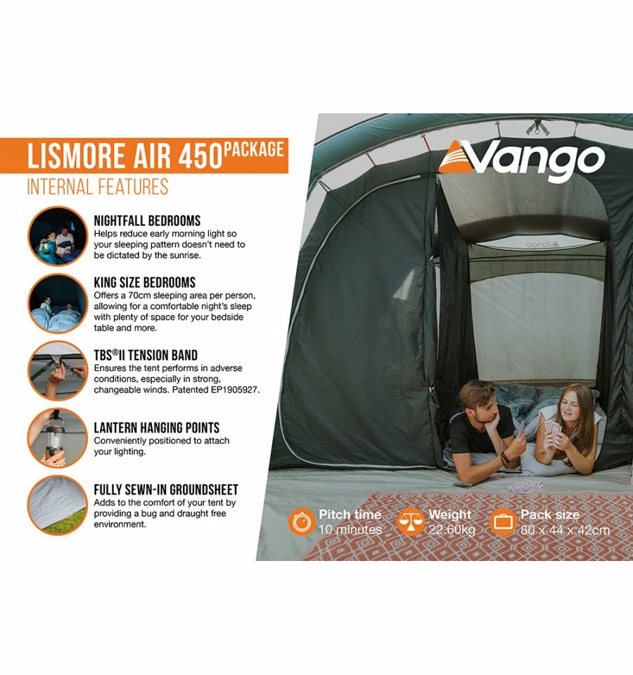 Vango Lismore Air 450 Tent Package - Image 5