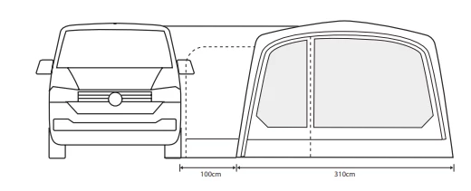 Outdoor Revolution Movelite T4E Low Drive Away Awning - Image 2