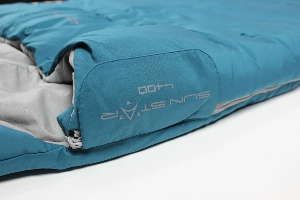 Outdoor Revolution Sun Star SIngle 400 Sleeping Bag - Blue Coral - Image 3