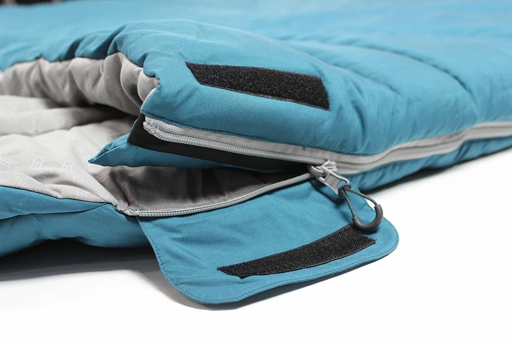 Outdoor Revolution Sun Star Double 400 Sleeping Bag - Blue Coral - Image 4
