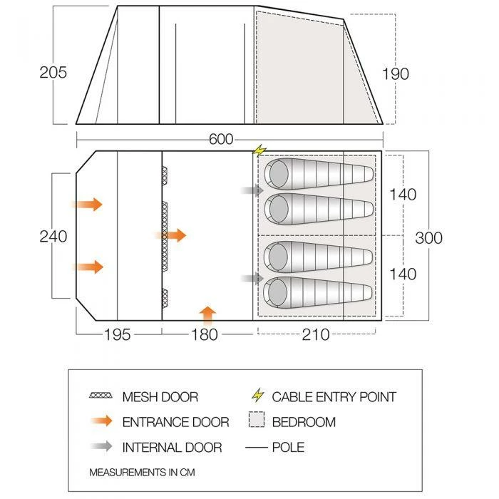 Vango Stargrove II 450 Tent Package - Image 3